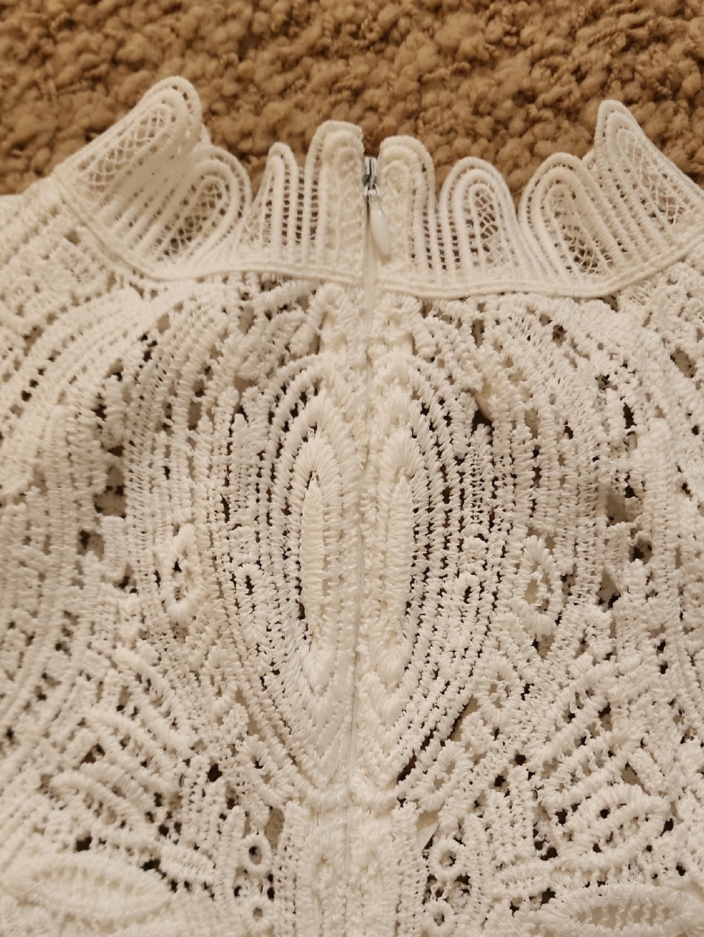 White House Black Market White Lace Dress - Picture 9 of 9